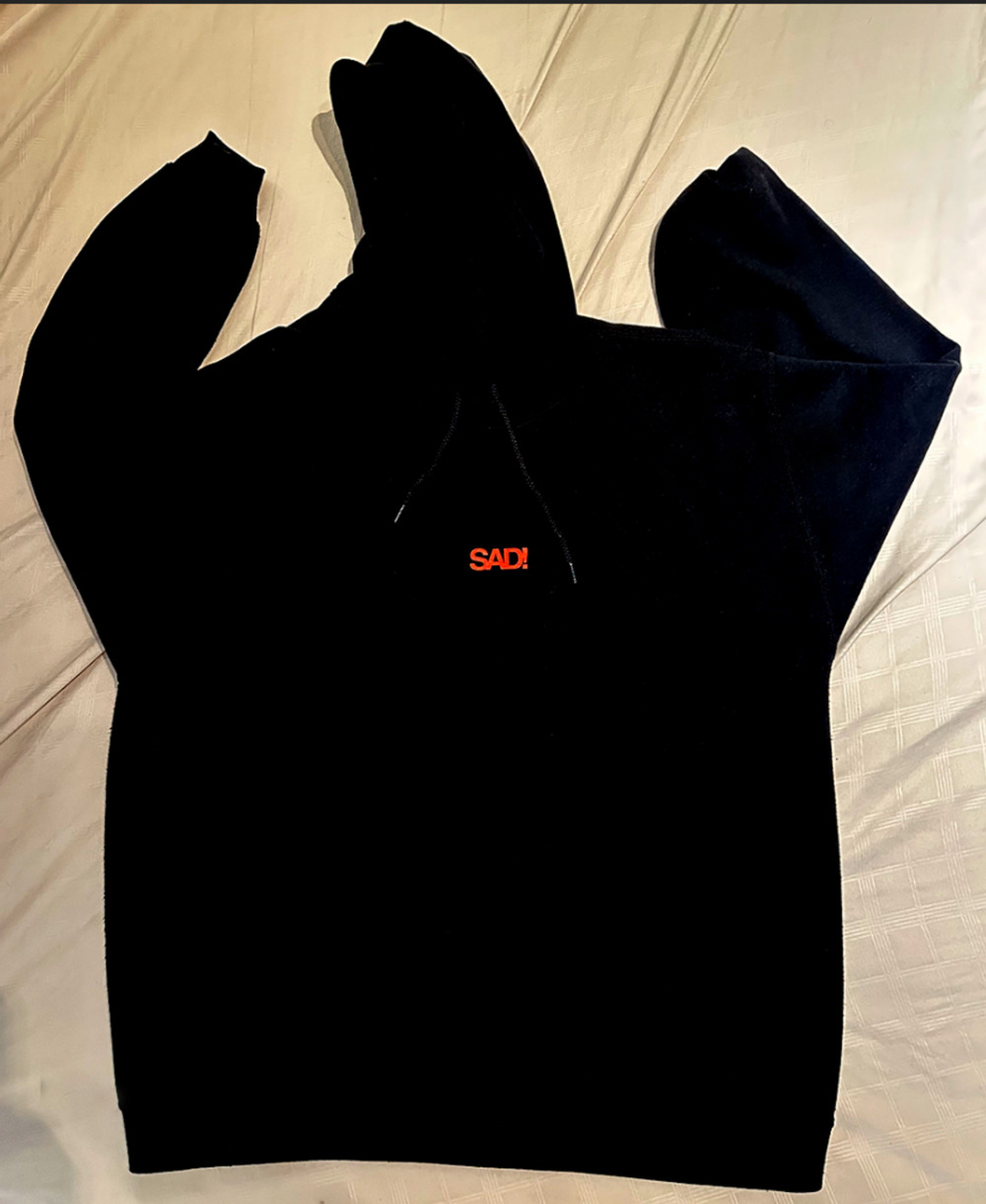 XXXTENTACION Sad Eyes Black Hoodie size XL